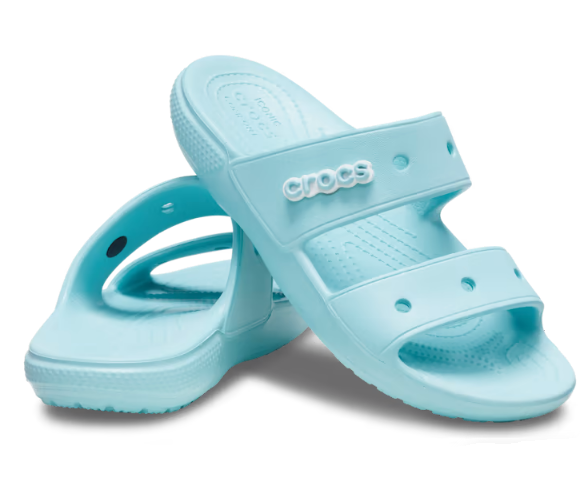 Crocs Unisex Classic Sandal - Pure Water - The Foot Factory