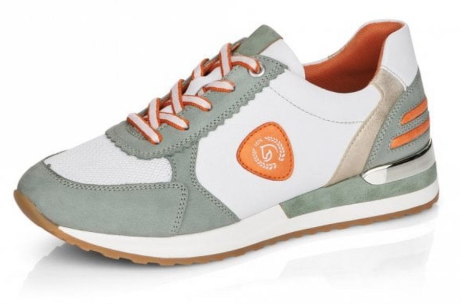 Remonte Womens Fashion Trainers - Green - The Foot Factory