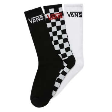VANS Mens Checkerboard Crew Socks (3 Pack)