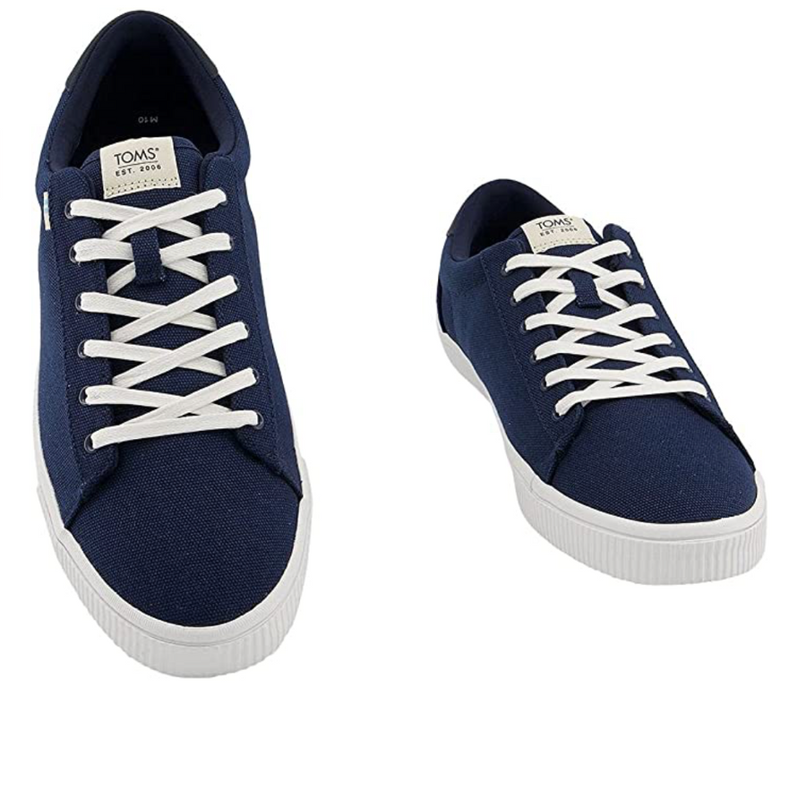 TOMS Mens Carlson Canvas Trainer - Navy